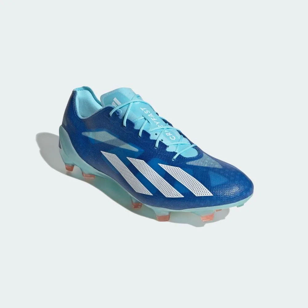 Кроссовки Adidas X Crazyfast+ для твердой поверхности, унисекс, белый/красный — фото 4
