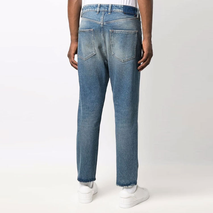 Deluxe Brand джинсы прямого кроя с эффектом потертости Golden Goose, синий — фото 4