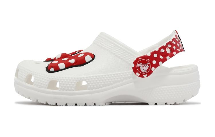 

Disney X Classic Clog Kids 'Minnie Mouse' Crocs, белый красный