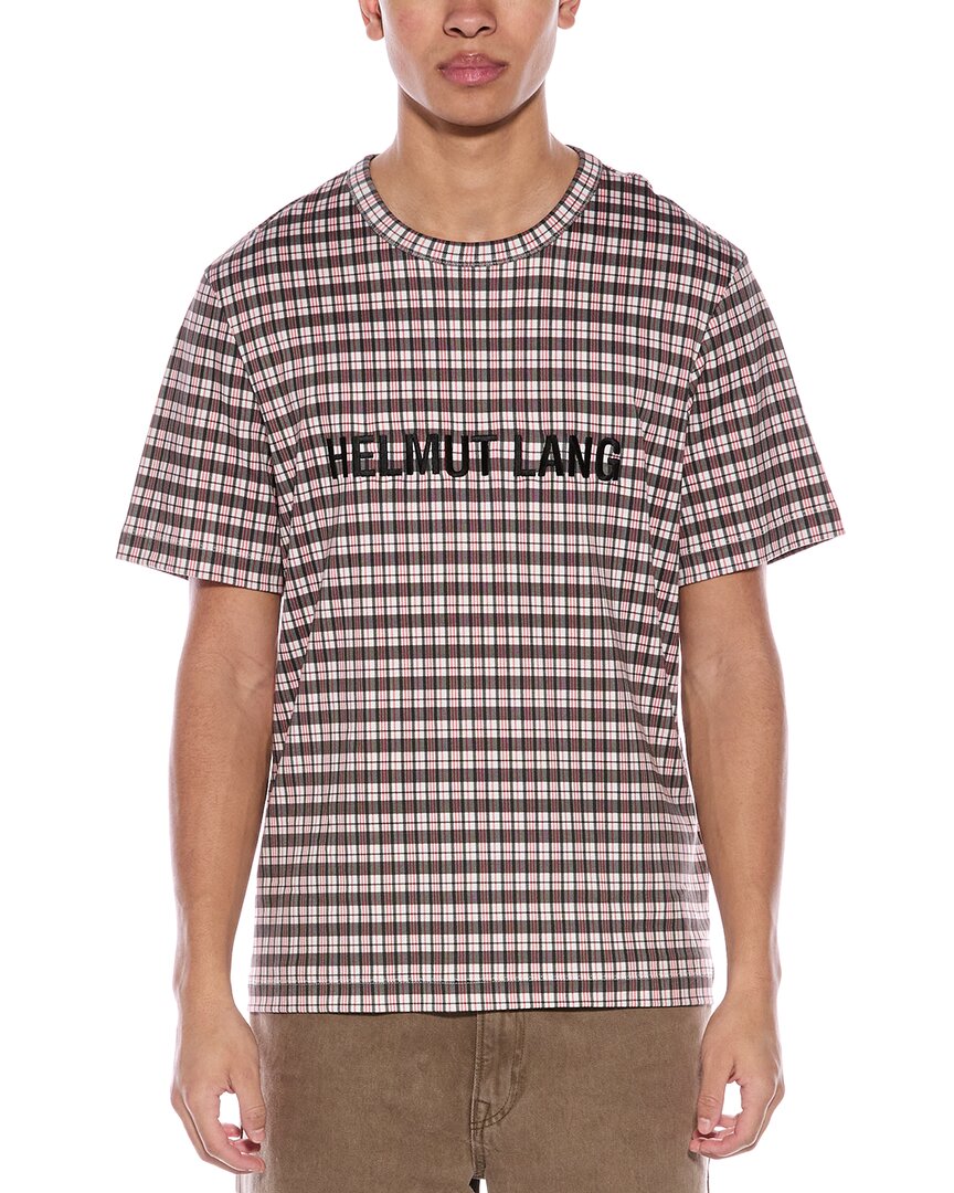 

Футболка с логотипом Helmut Lang, красный