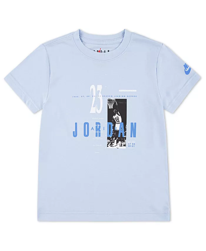 

Футболка с коротким рукавом Little Boys Brand Crew Jordan, синий