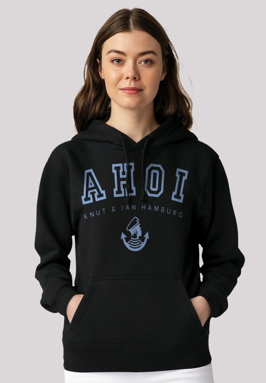 

Толстовка с капюшоном AHOI KNUT & JAN HAMBURG F4NT4STIC, черный