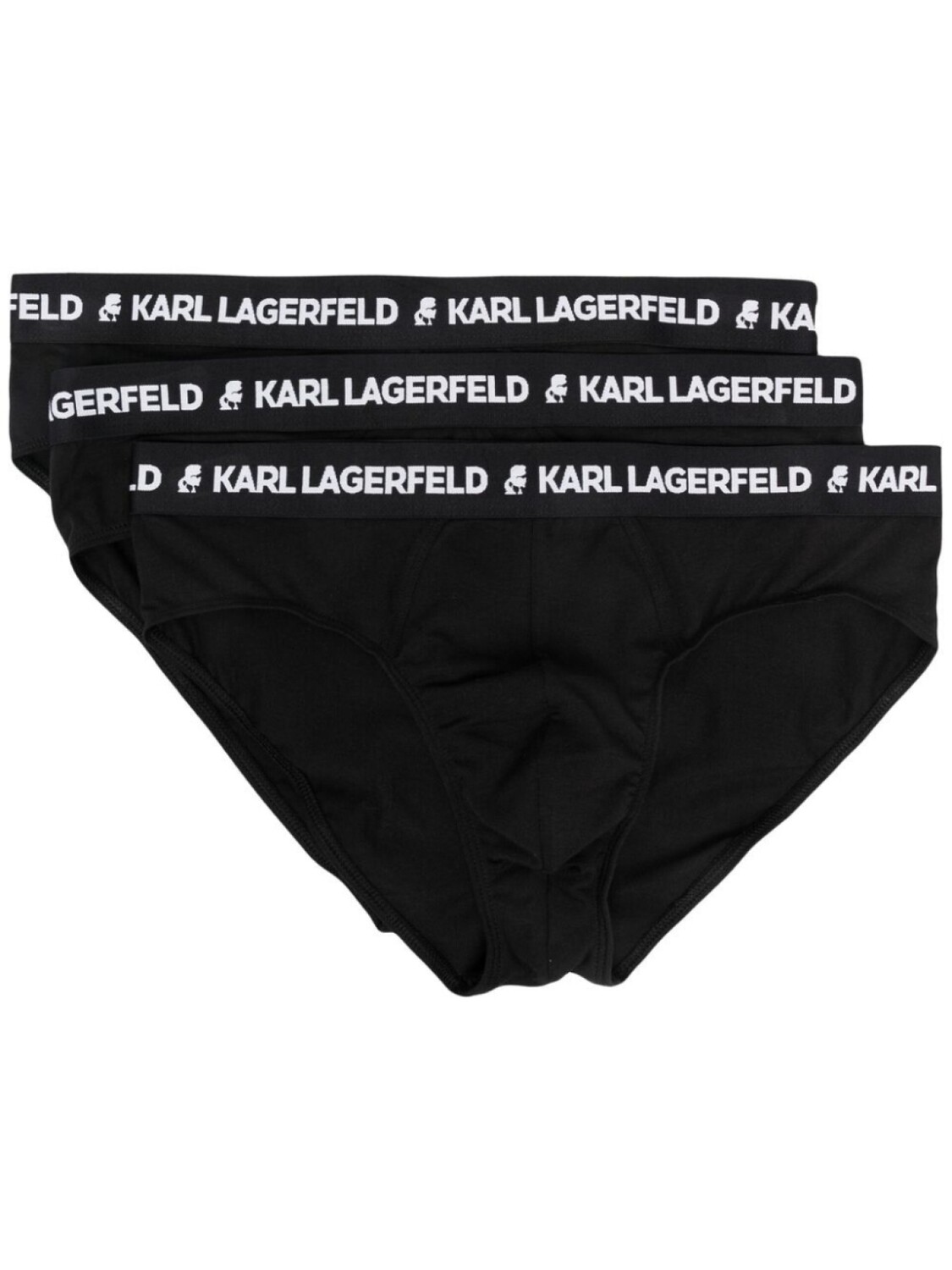 

Karl Lagerfeld комплект из трех боксеров с логотипом, черный