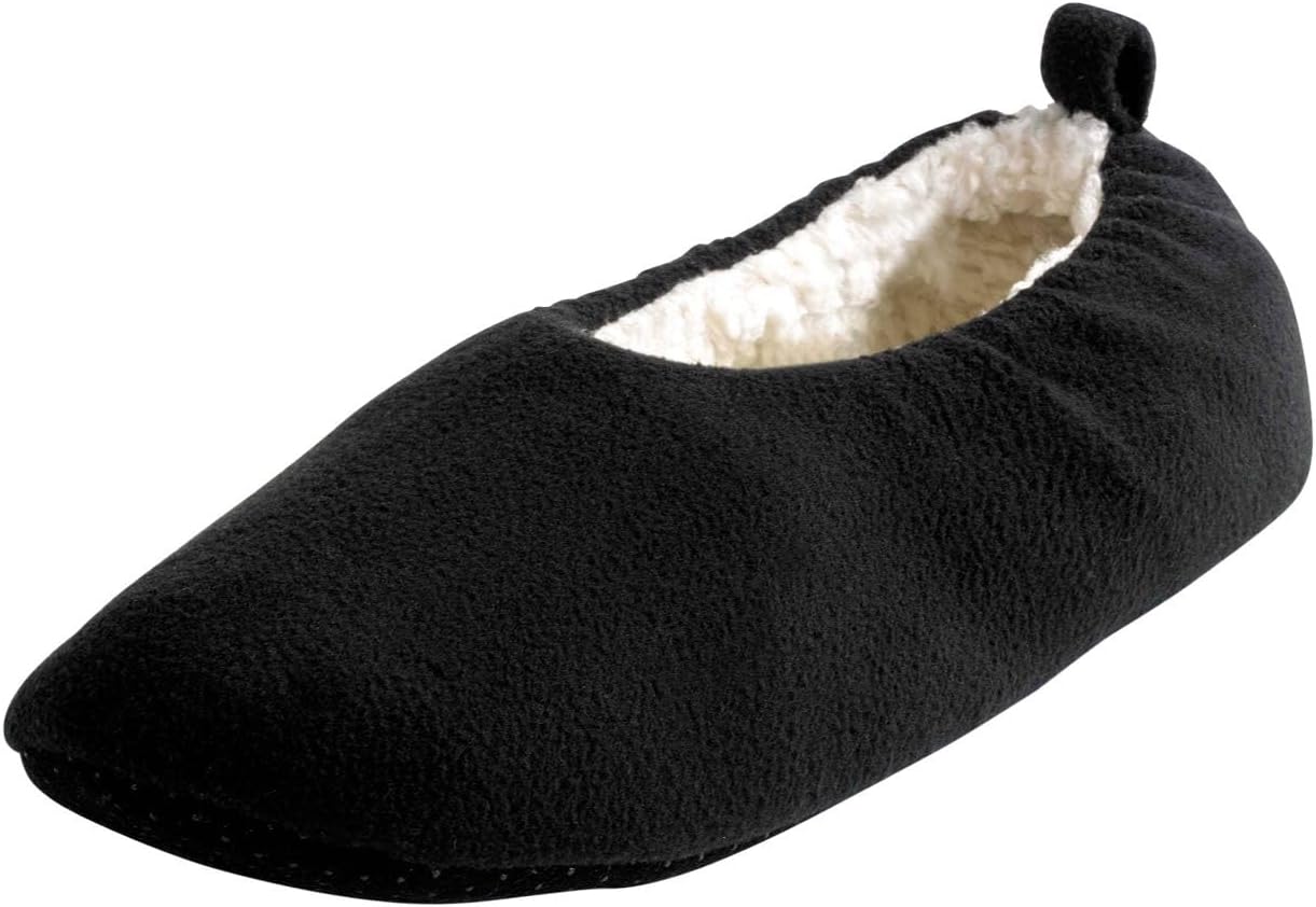 

Мужские тапочки KingSize с подкладкой из шерпы, черный