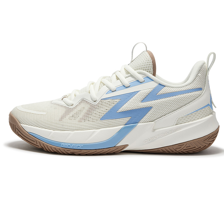 

361° Антискользящие износостойкие низкие баскетбольные кроссовки мужские бело-синие