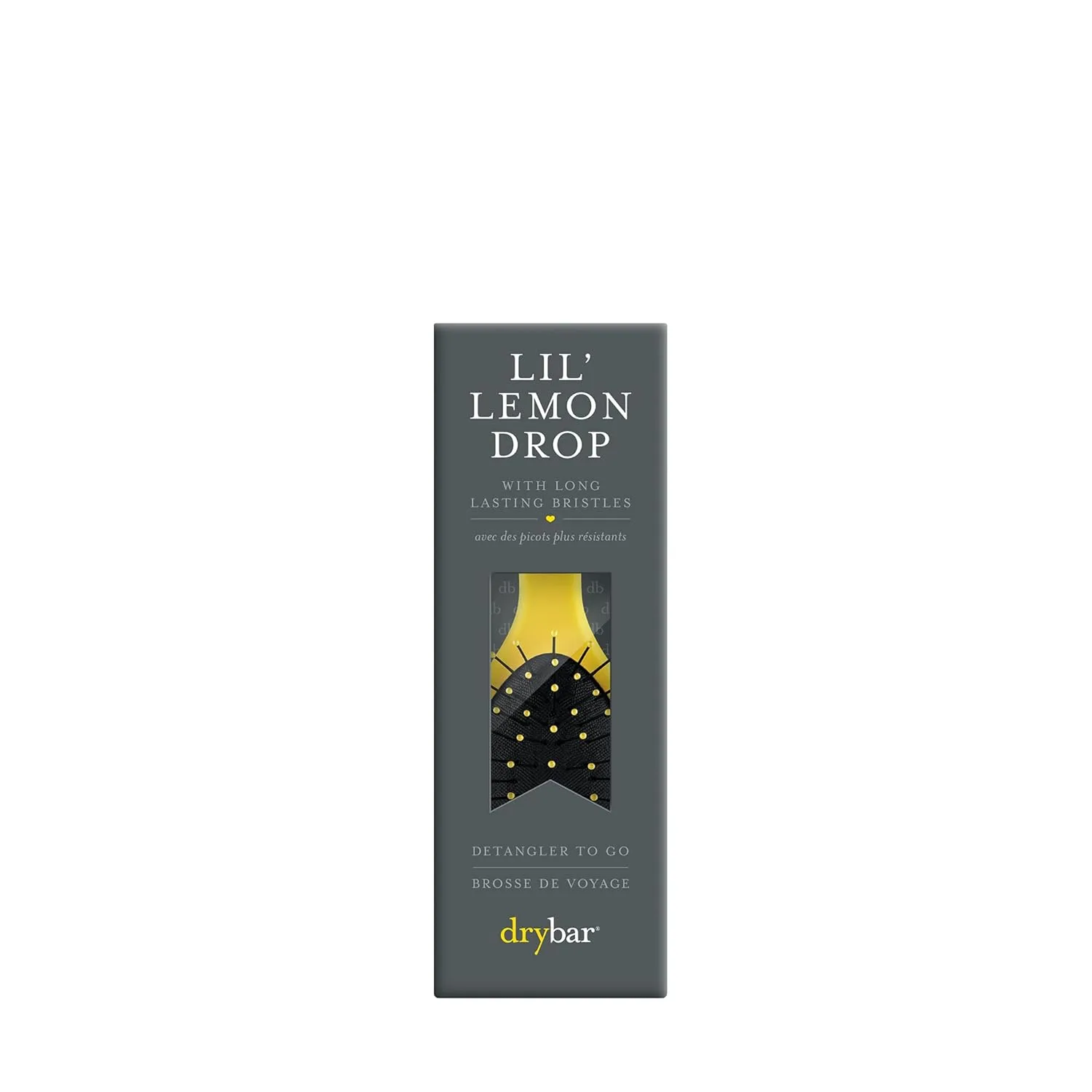 Мини-щетка для распутывания волос Drybar Lil' Lemon Drop, Yellow — фото 2