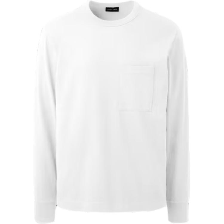 Canada Goose SS24 T Shirt Men's White — фото 3