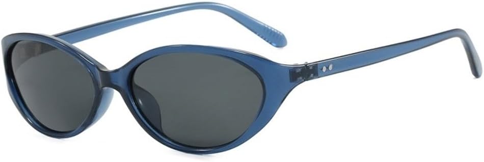 

Солнцезащитные очки в стиле ретро с заклепками "кошачий глаз" для женщин, защита от УФ-излучения UV400, модные сине-зеленые солнцезащитные очки для мужчин SKFGNX, Blue Grey