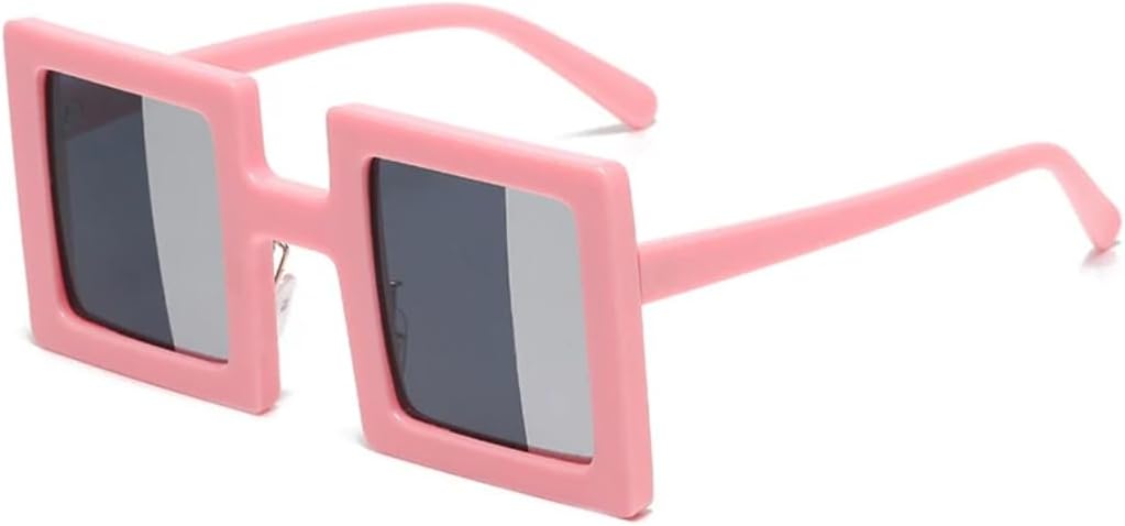 

Модные маленькие уникальные женские солнцезащитные очки в стиле ретро с двухцветными линзами, защита от УФ-излучения UV400, мужские трендовые очки для активного отдыха UUPTTPL, Pink Gray Silver