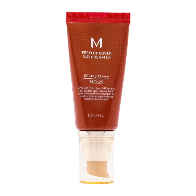 

Идеальное покрытие bb spf42 крем для лица Missha, цвет 25, 50 мл