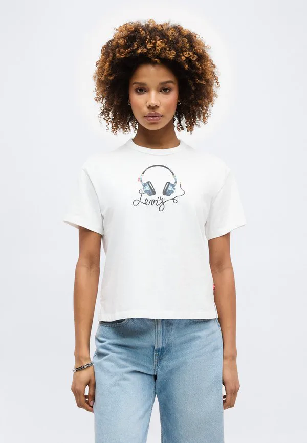 Винтажная футболка с принтом Levi'S, Bright White — фото 3