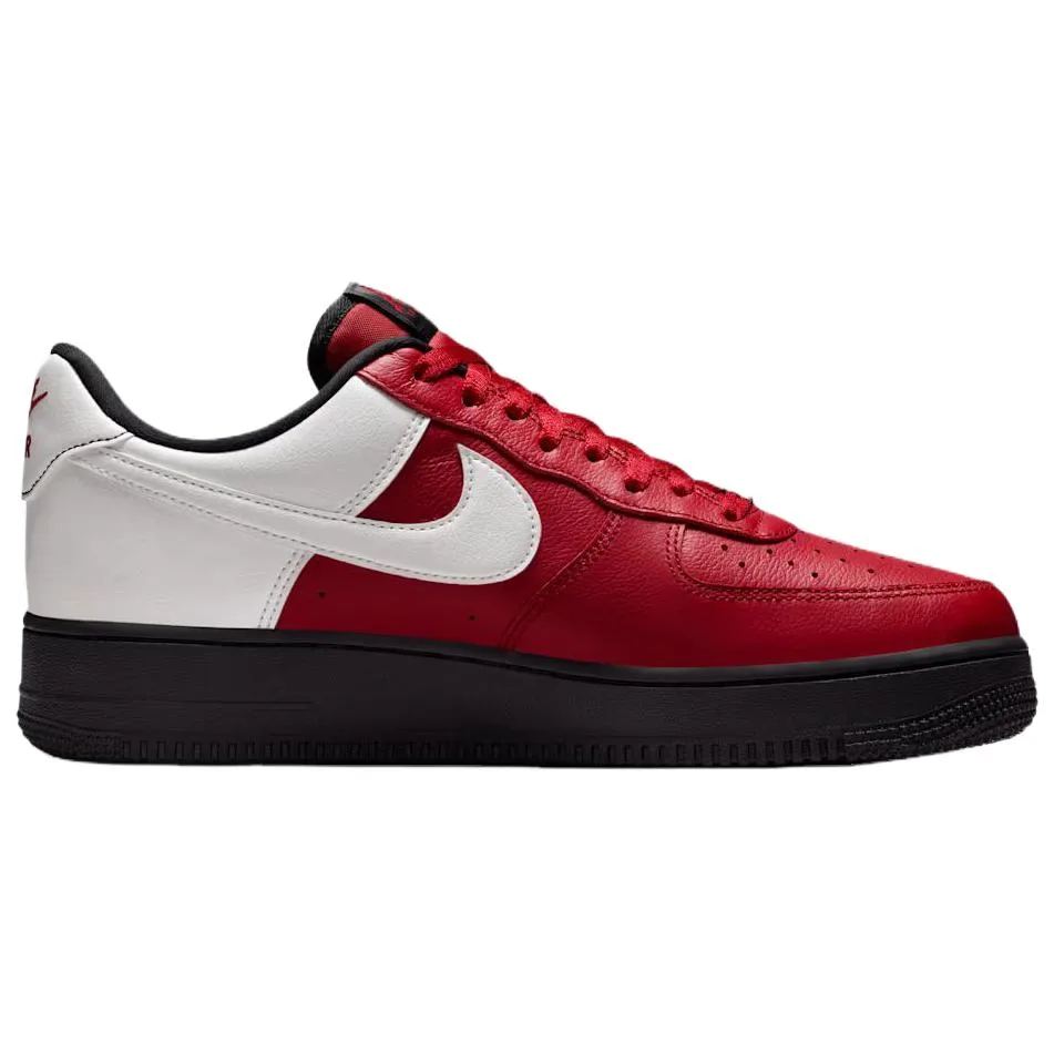 Nike Кроссовки для скейтбординга Air Force 1 Breathable мужские красные черные — фото 3
