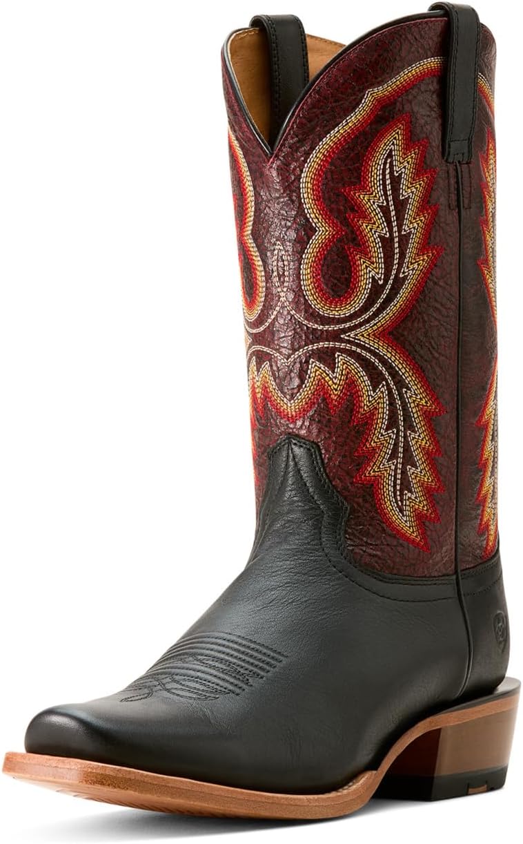 

Мужские западные сапоги Ariat Hybrid Roughstock с квадратным носком, черный