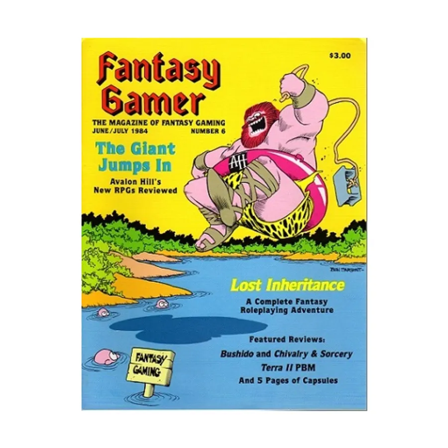 

Журнал #6 "Lost Heritance FRP Adventure, Powers & Perils, RuneQuest 3", Fantasy Gamer Magazine