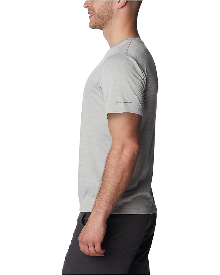 

Рубашка Columbia Zero Rules Graphic S/S Shirt, цвет Columbia Grey Heather/Fractal Peaks Graphic