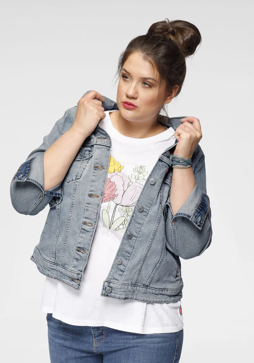 

Джинсовая куртка Levi's Plus "PL ORIGINAL TRUCKER", цвет Blue-Bleached