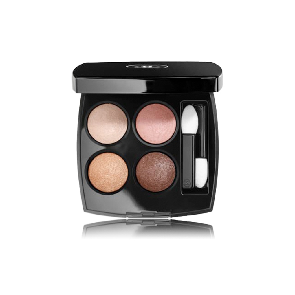 

CHANEL Тени для век пудровые, ограниченная серия, четыре цвета, легко растушевываются, стойкие, ivory white, lilac, mocha pink, 2г