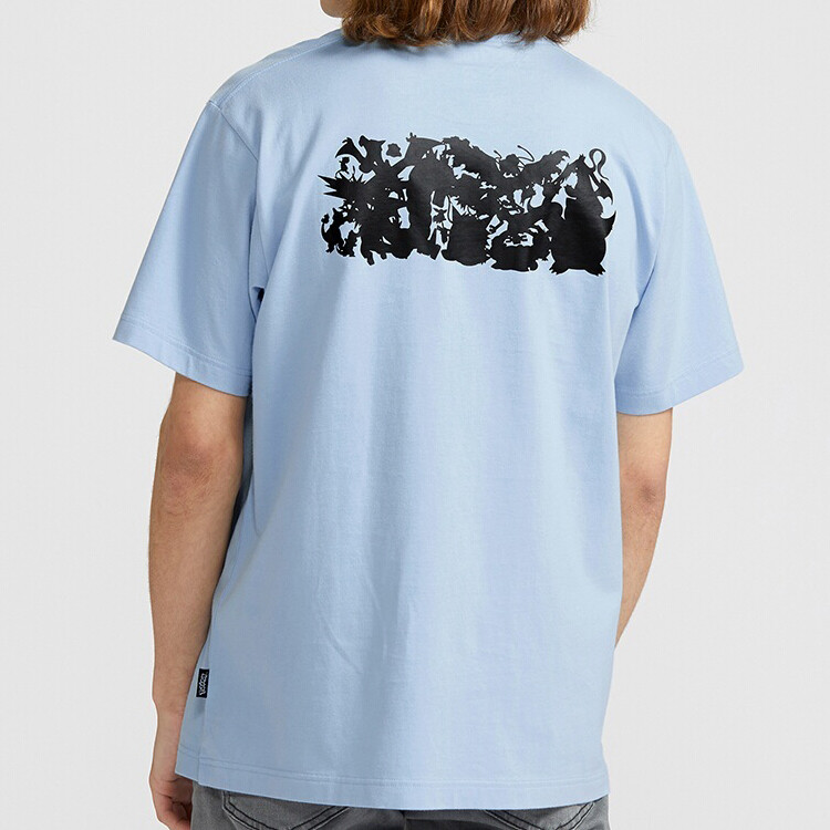 Футболка серии Pokémon Co-Branded, унисекс, бирюзового цвета Uniqlo, голубой — фото 4