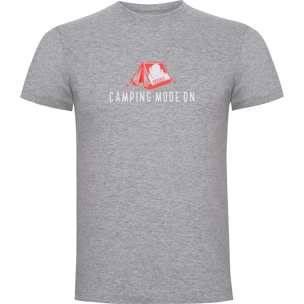 

Футболка с коротким рукавом Kruskis Camping Mode On, серый