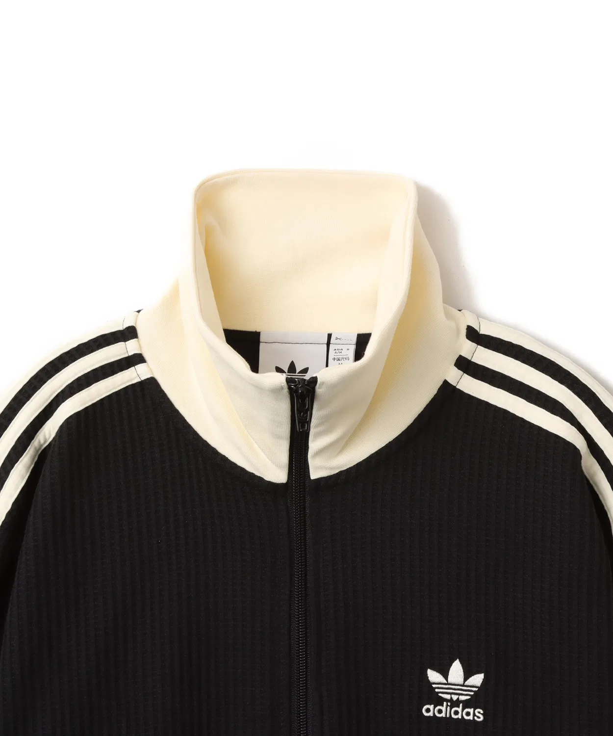 Толстовка adidas Waffle Classic Track Top, черная — фото 3