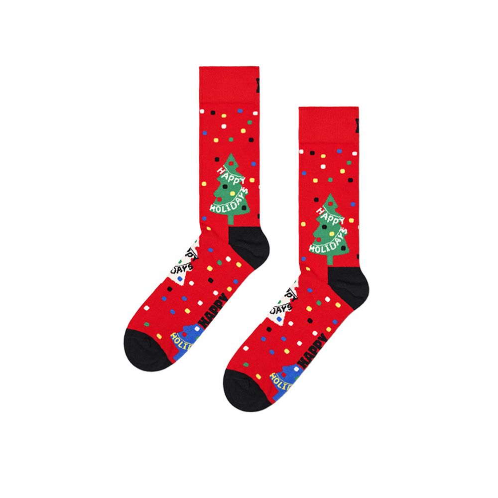 

Красный хлопковый носок Happy Socks