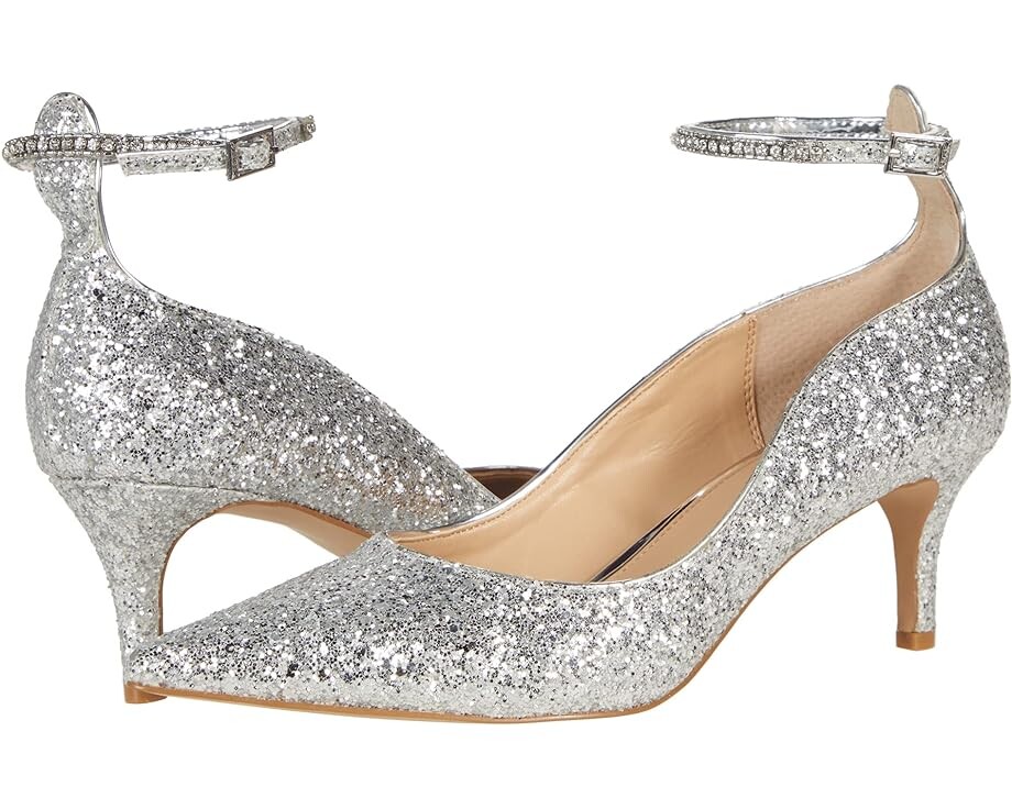 

Туфли Jewel Badgley Mischka Jamila, цвет Silver Glitter