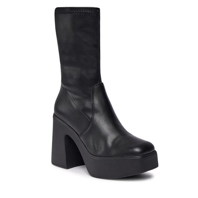 Ботинки женские Steve Madden LowPhoenix Bootie на толстом каблуке, черный