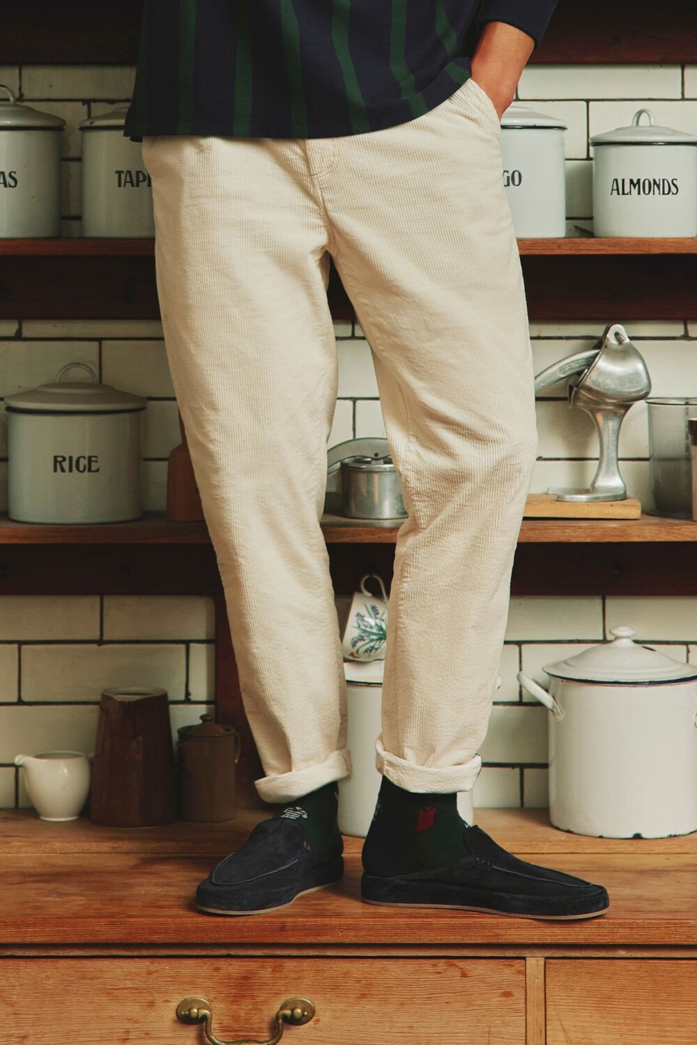 

Брюки Oaksey Jumbo Cord Joules, бежевый