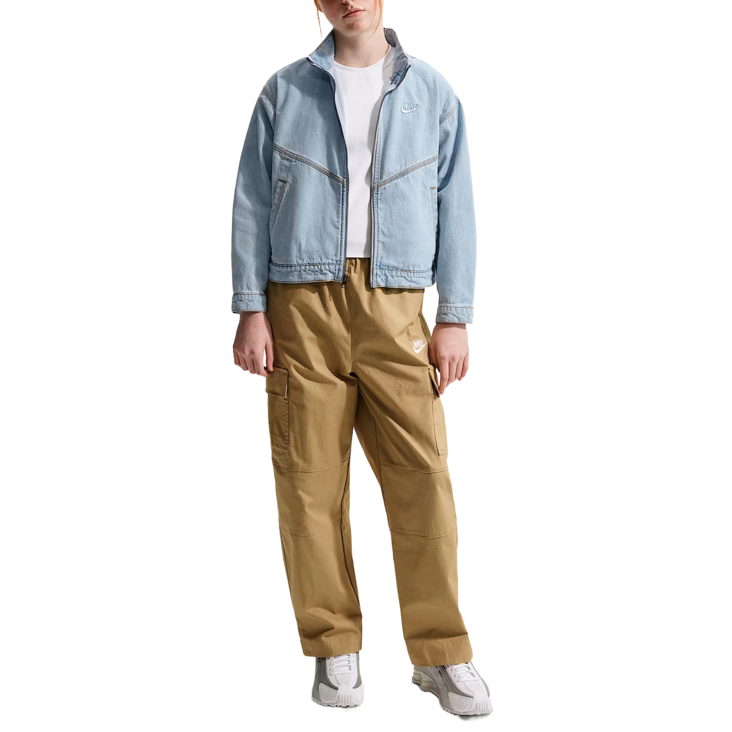 

Детская куртка с воротником стойкой, умеренная Nike, светло armory синий/светло armory синий/wheat желтый/светло armory синий