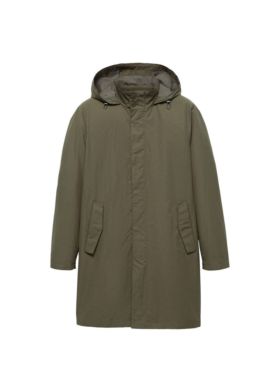 

Всесезонная куртка MANGO MAN Between-Seasons Parka, хаки