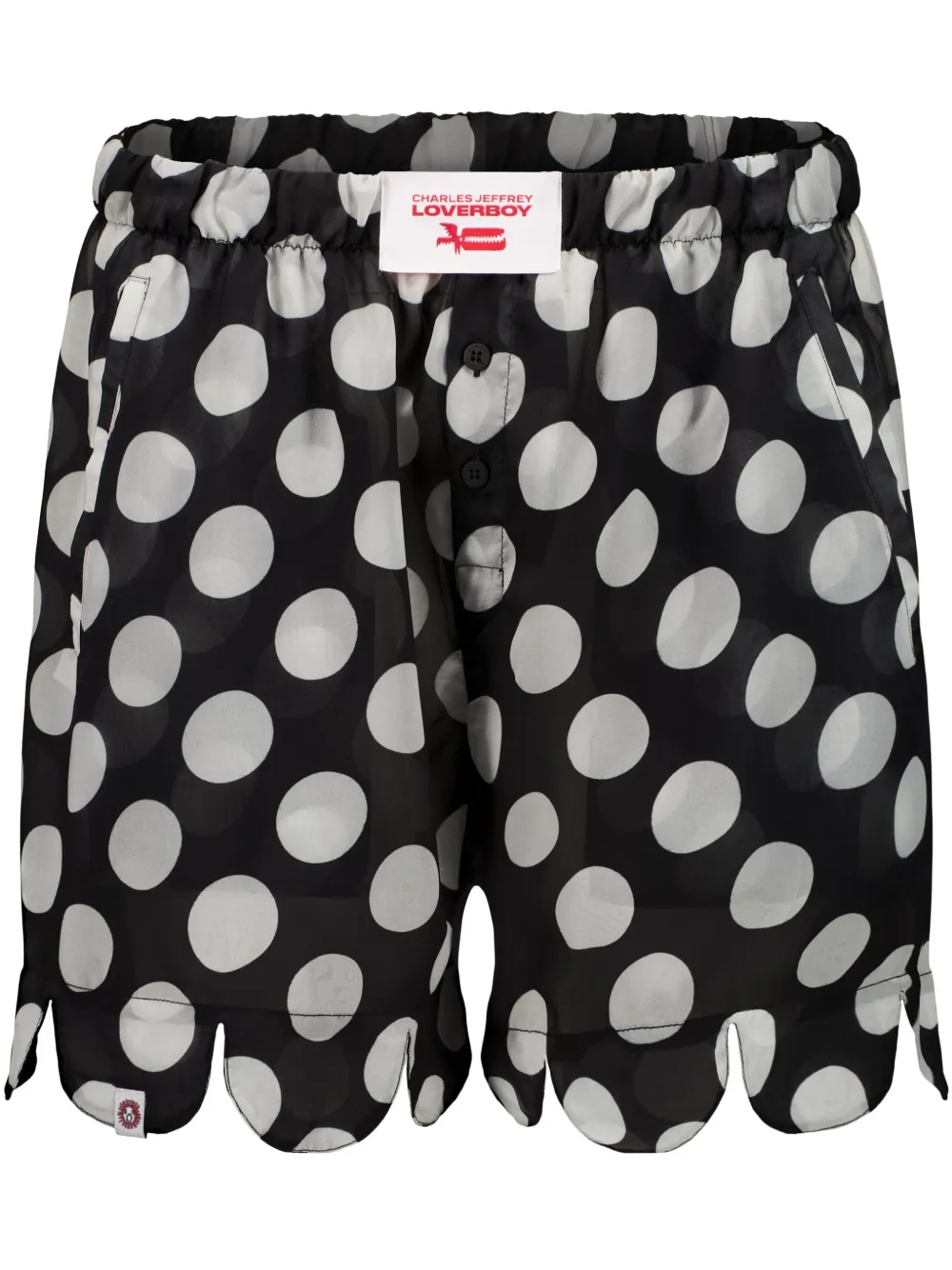 

Боксеры с фестонами Charles Jeffrey Loverboy, черный