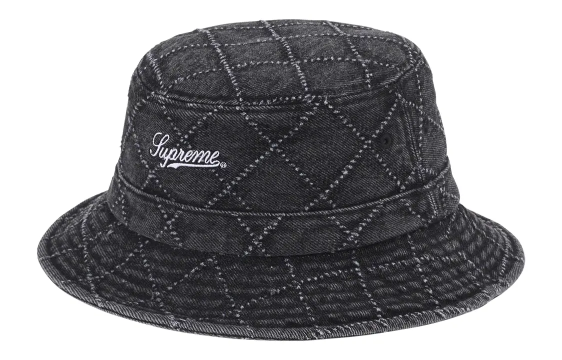 

Панама Supreme Punched Denim, черный