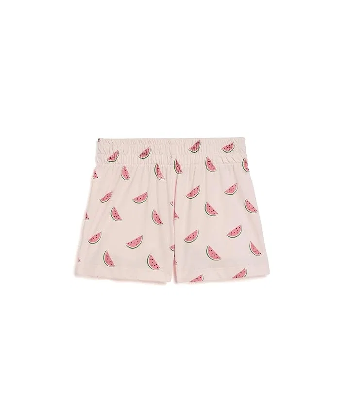 Шорты с принтом арбузов Cotton Jersey Jade Chaser Kids, Panna Cotta