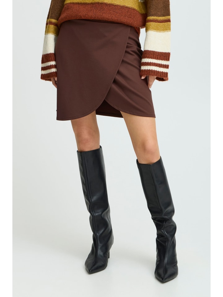 

Мини-юбка b.young Minirock BYPARRIN WRAP MINI SKIRT - 20815722 eleganter Rock in