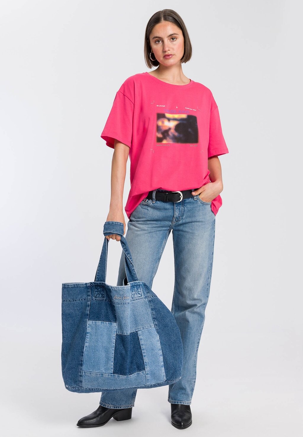 

Джинсы прямого кроя Cross Jeans, синий
