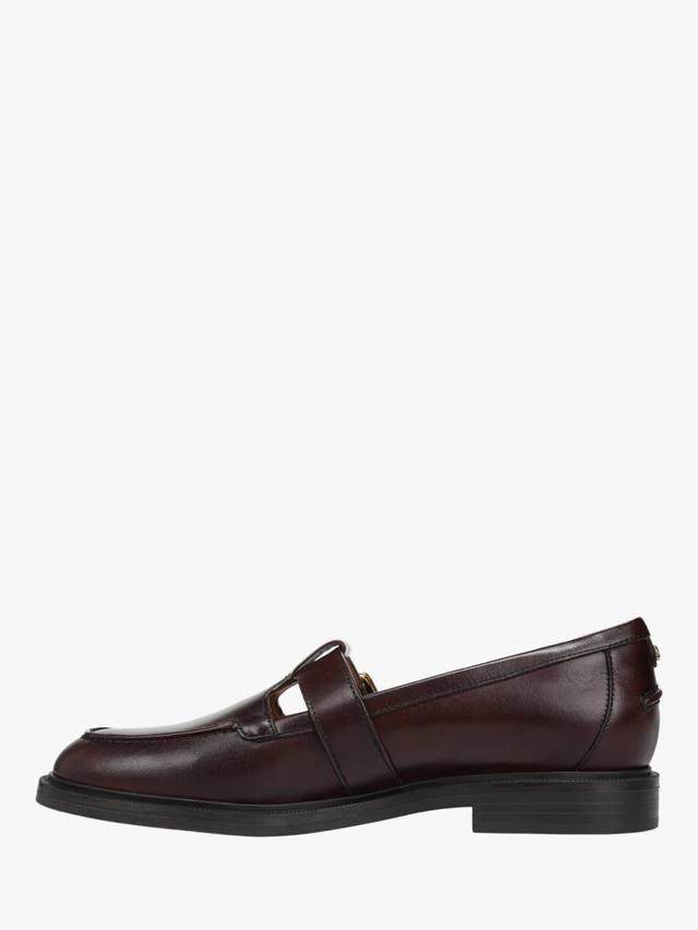 Кожаные лоферы Elaina в стиле Mary Jane Sam Edelman, Dark Brown — фото 2
