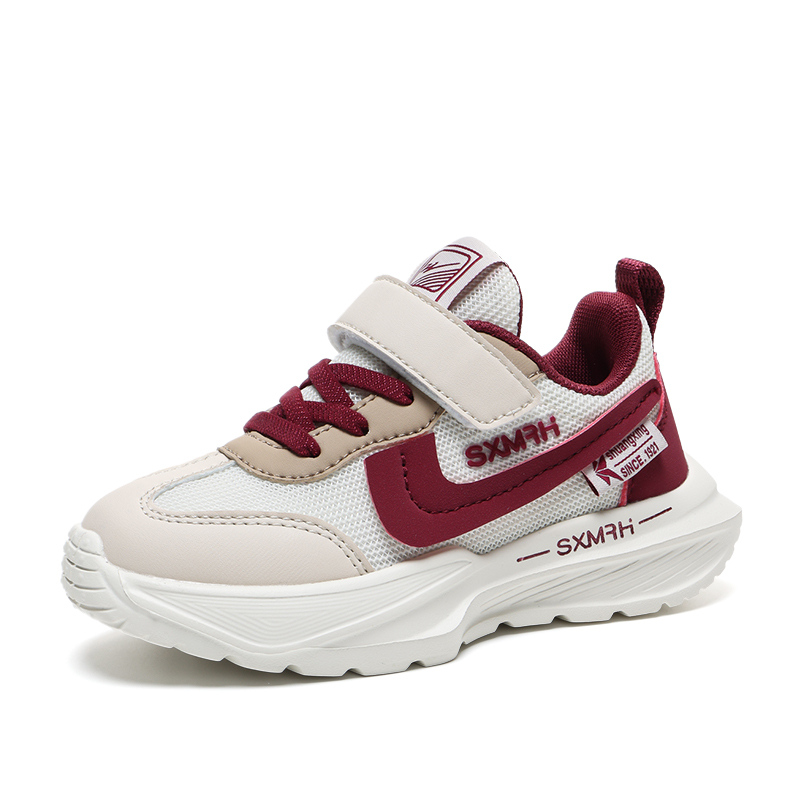 

Детские беговые кроссовки с противоскользящей подошвой, амортизацией, устойчивостью к истиранию, отскоком и дышащим верхом Binary, Sx90130 Burgundy[Breathable Mesh]