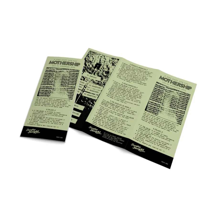 

Модуль Chromatic Transference w/PDF, Mothership (Tuesday Knight Games)