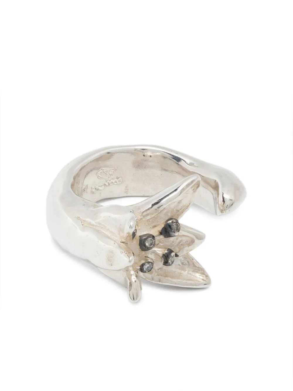 

Серебряное кольцо с бриллиантами Rosa Maria, серебряный