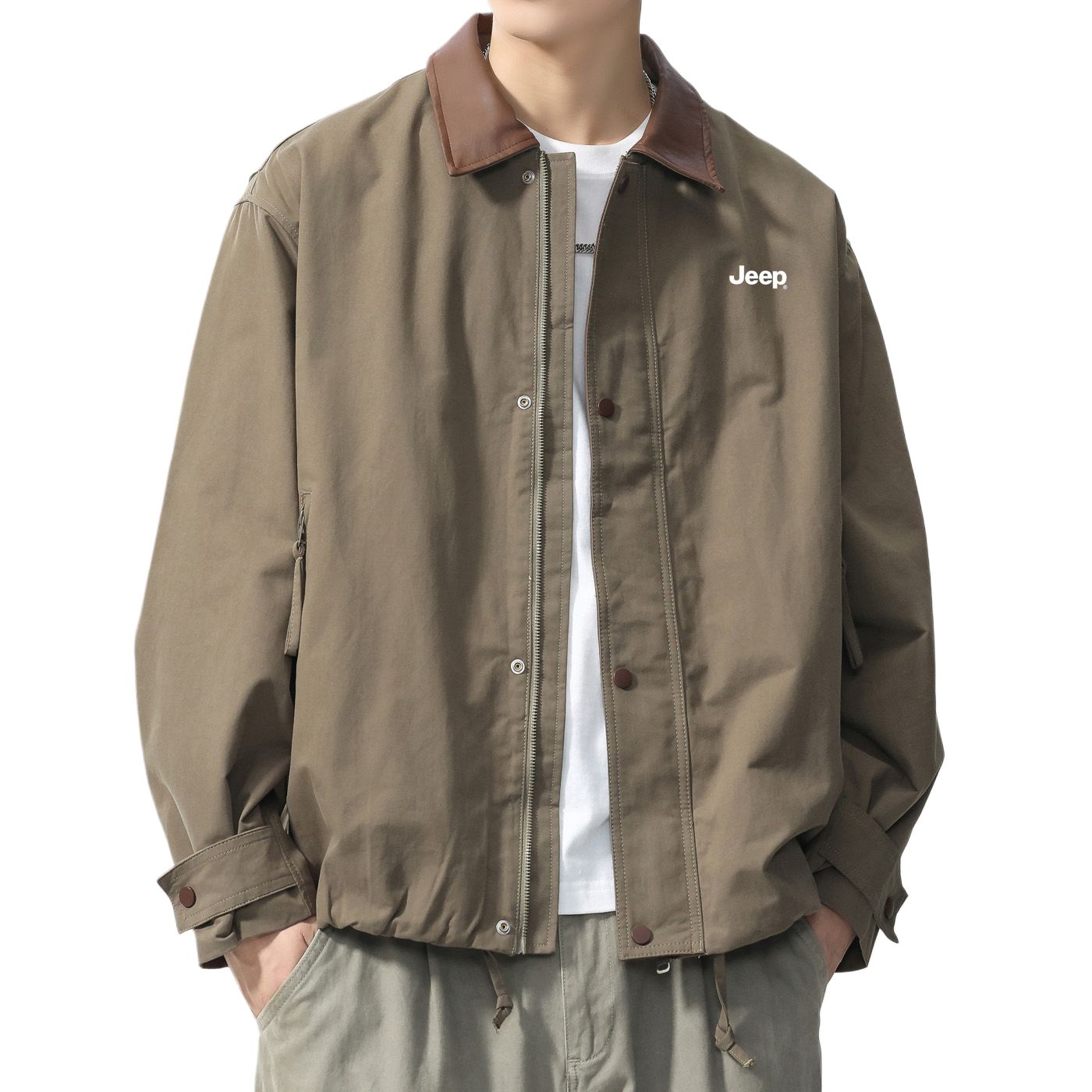 

Куртка Unisex Lapel Moderate Jeep, зеленый color