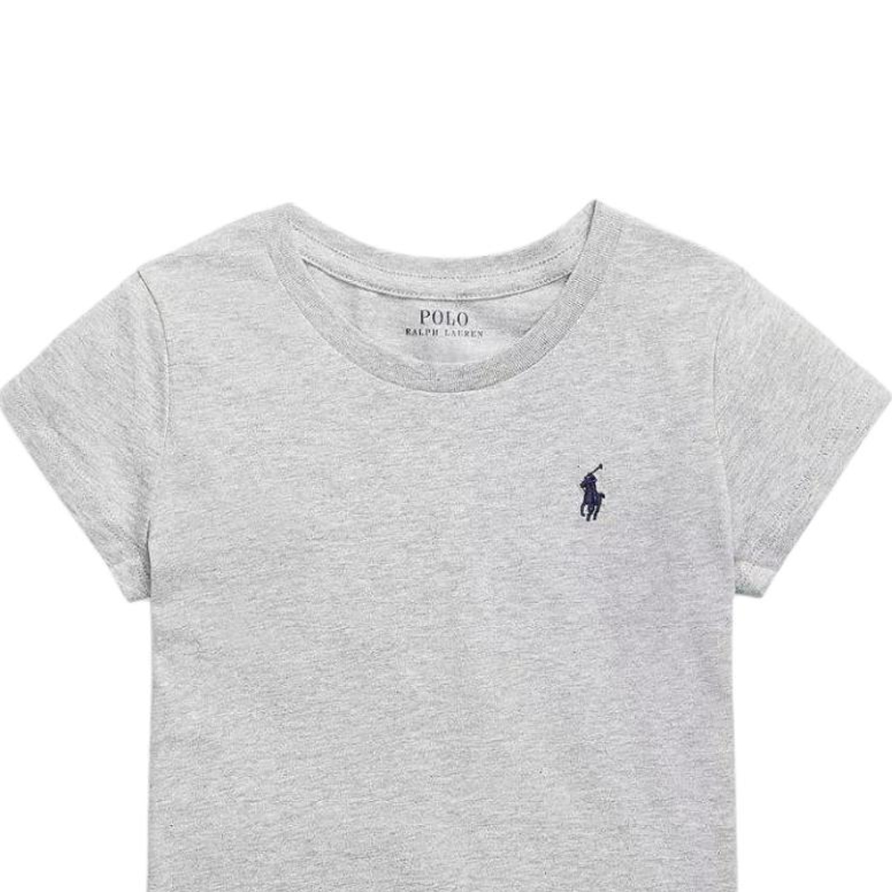 Футболка SS24 серая детская Polo Ralph Lauren — фото 4