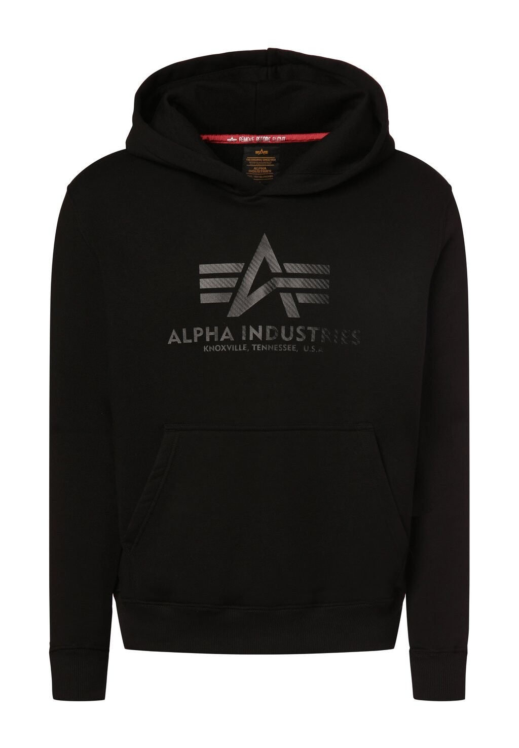 

Толстовка с капюшоном Alpha Industries, черный