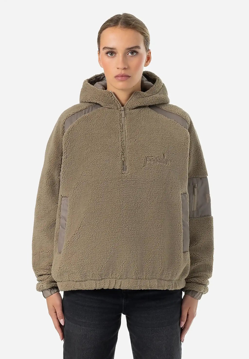 

Флисовый джемпер BONNY HALFZIP Pegador, бежевый
