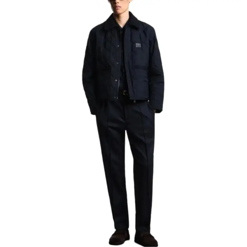 Куртка стеганая с нашивкой-логотипом EMPORIO ARMANI, синий — фото 2
