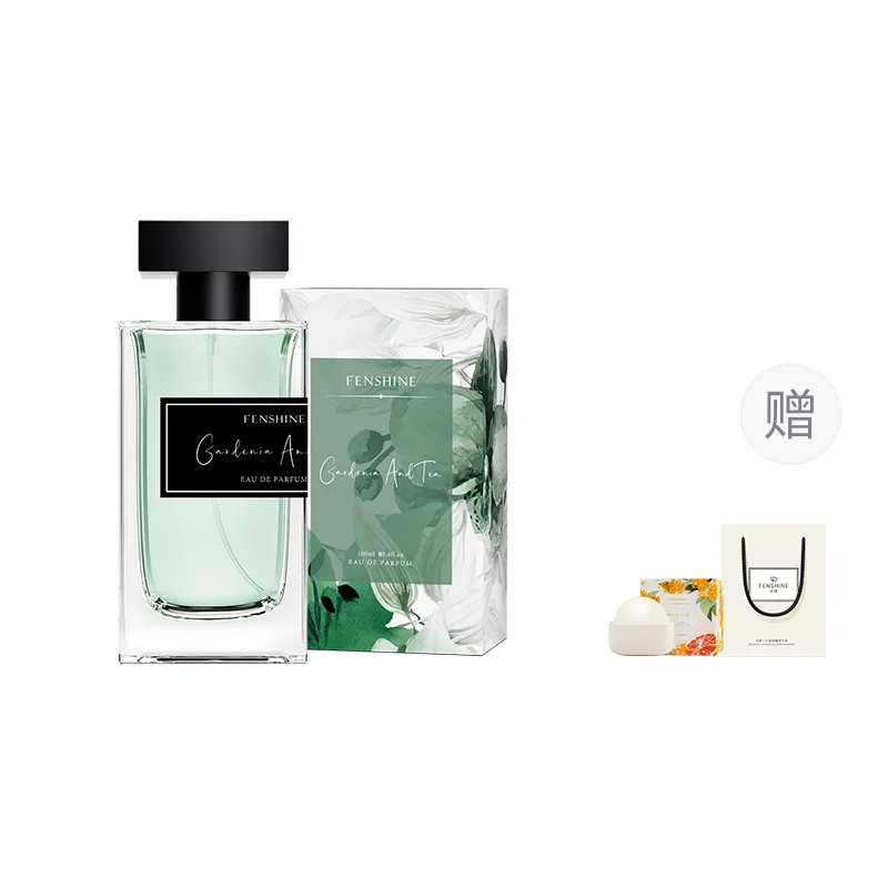 FENSHINE Женский парфюм Gardenia And Green Tea с цветочно-фруктовым аккордом, Gardenia and clear tea 100ml + Yuzu osmanthus balm 9g