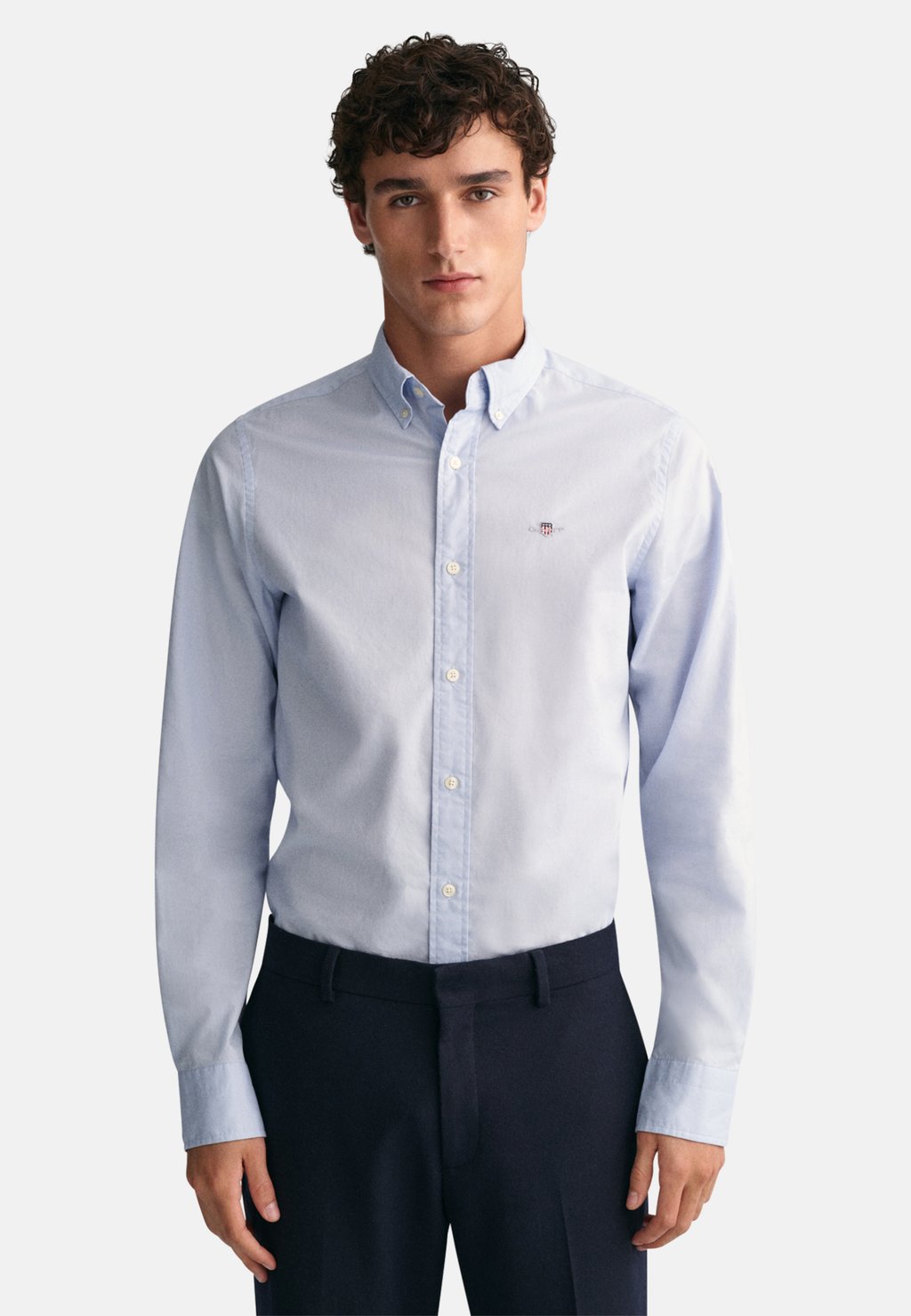 

Рубашка REGULAR FIT PINPOINT OXFORD GANT, светло-голубой