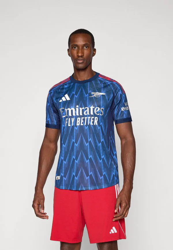 Оригинальная выездная футболка «арсенала» сезона 25/26. Adidas Performance, Night Indigo/Matte Silver-Coloured