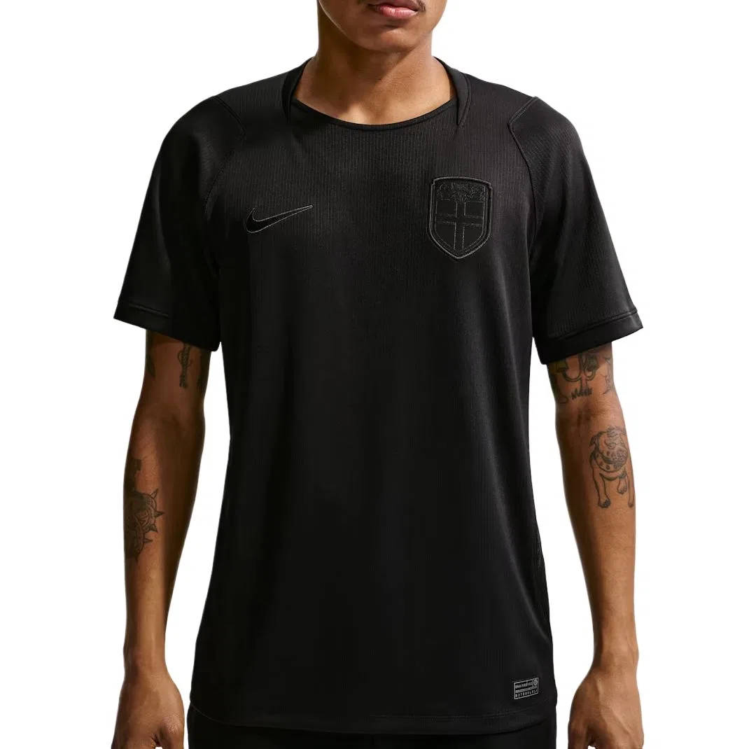 Шорты футбольные мужские реплика Dri-FIT Norway 2026 Stadium Away Nike, Black/Black/Black