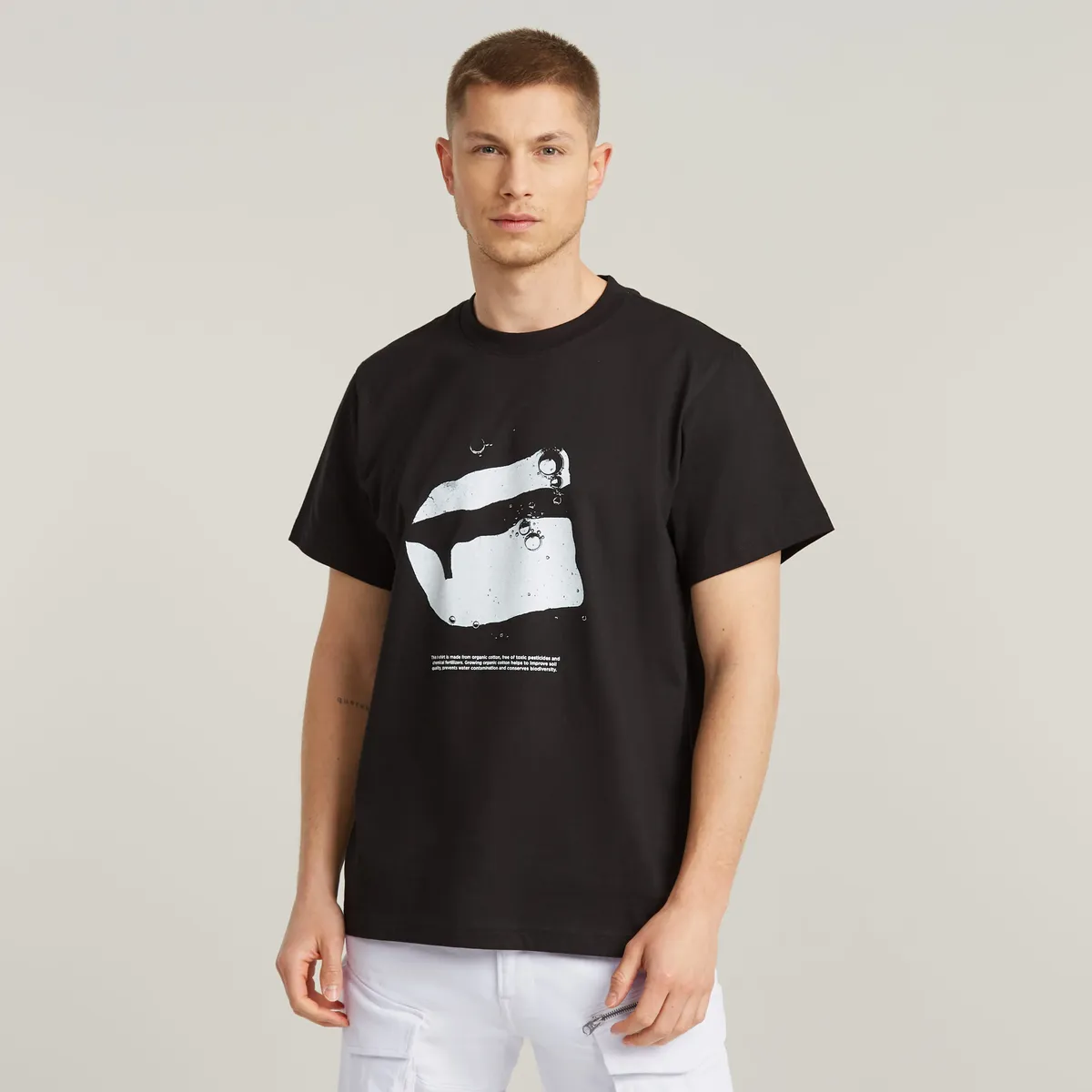 

Футболка G-Star RAW "Water burger free r t", черный
