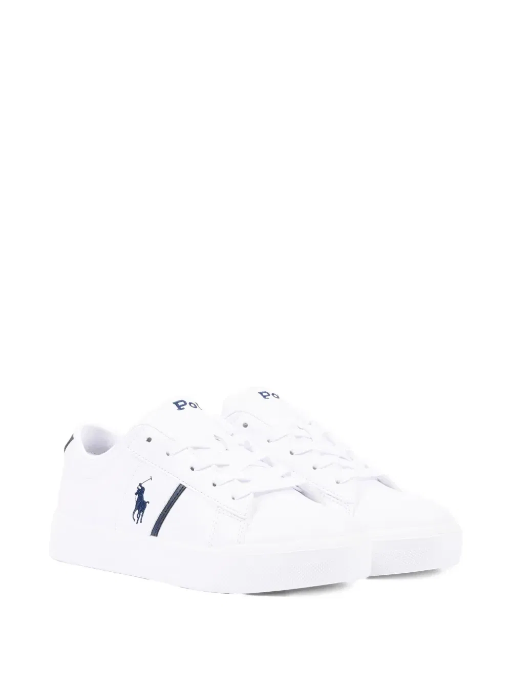 Кроссовки с логотипом Polo Ralph Lauren Kids, белый